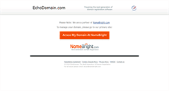 Desktop Screenshot of echodomain.com